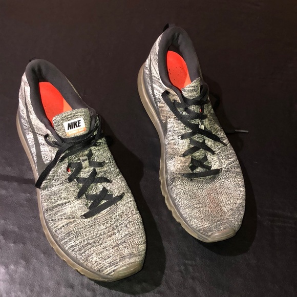 Nike Other - Nike men’s gray Flyknit max sneakers